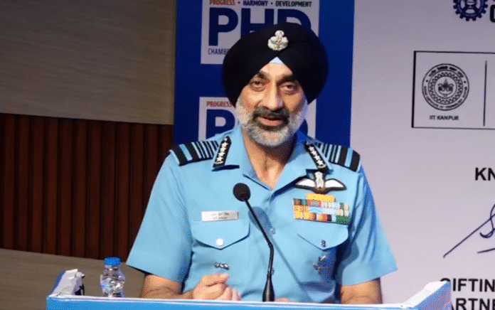 IAF Chief Amar Preet Singh at Bharat Drone & Robotics Manthan 3.0