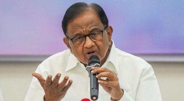 P Chidambaram questioning government action on Jammu and Kashmir statehood