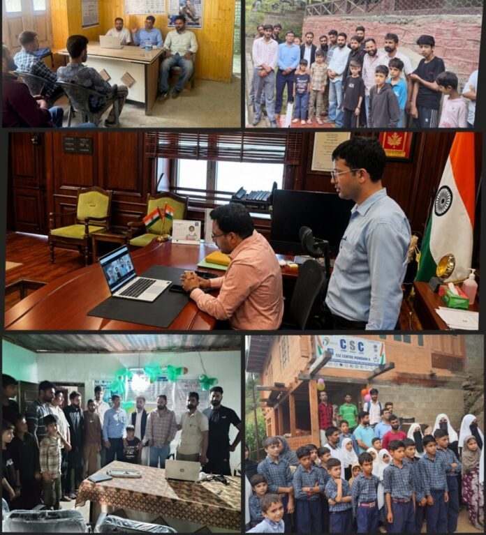 Common Service Centre inauguration in Keran's border village
